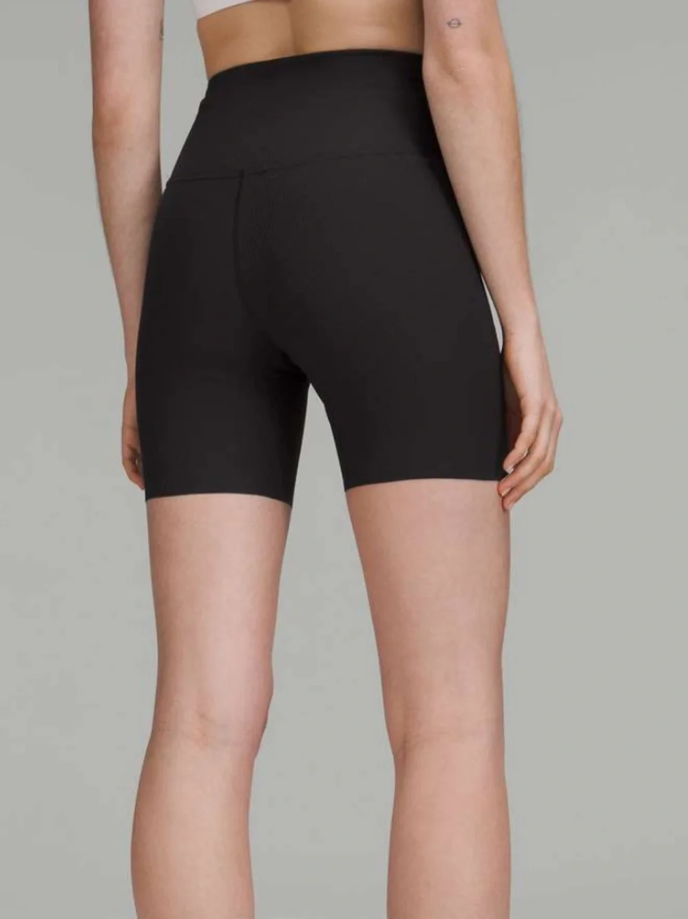 lululemon athletica Base Pace Ribbed High Rise Shorts 6” — Black - Picture 2 of 4